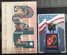 Abraham Lincoln - Grande Presidente degli Stati Uniti / Bandiera - francobolli - MNH** CB