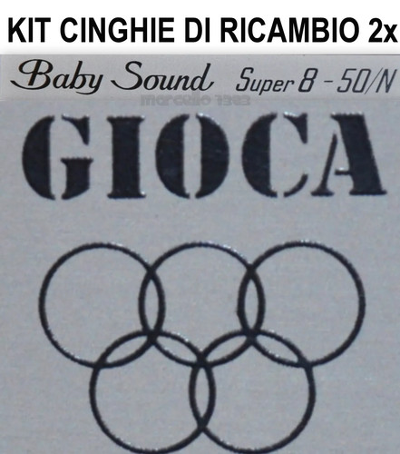 Kit cinghie ricambio x - cinghie, 2