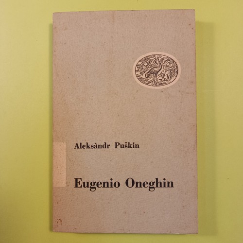 Eugenio oneghin puskin - oneghin, einaudi