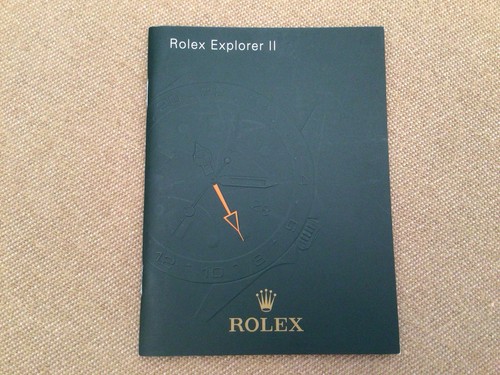 Libretto booklet rolex - libretto,