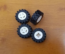 LEGO 4 x 4624c02 ruota bianca