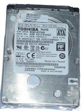 Disco rigido portatile Toshiba 500 GB 7200 RPM SATA. Ultra sottile 7 mm. MQ01ACF050