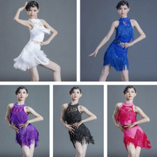 Ragazze Danza Abito Frangia