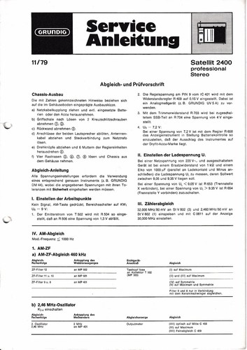 Manuale servizio di - servizio,