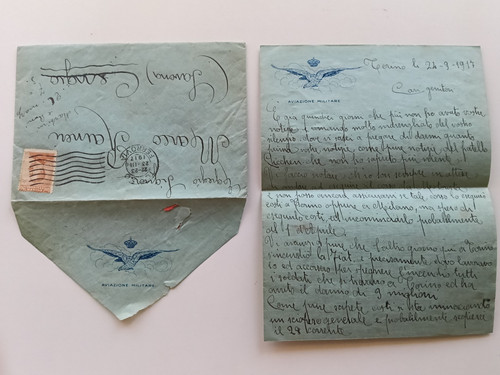 Busta lettera aviazione - busta, e