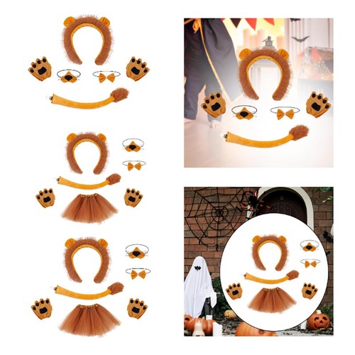 Pezzi costume leone set - pezzi,