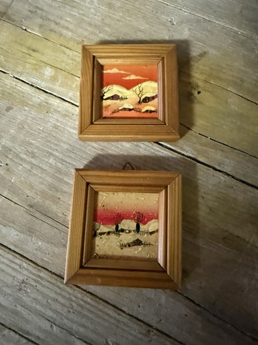 Quadretti legno vintage - quadretti,