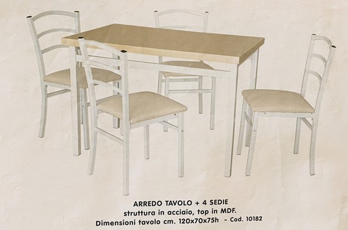Tavolo con sedie - tavolo, 4