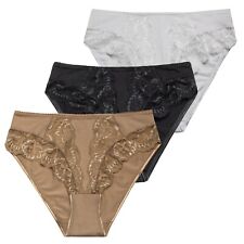 Slip da Donna con pizzo in Cotone Modal Nottingham, Pacco da 3 e 6