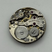 Bulova 23 Manuale Vento Movimento Orologio Raro, Vintage Swiss Parti Riparazione