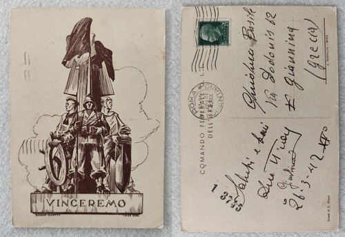 Rara cartolina fascismo pnf - fascismo,