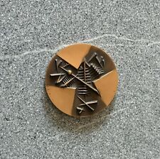 ARNALDO POMODORO MEDAGLIA PER FAI - FONDO AMBIENTE ITALIANO BRONZO ANNO 1985