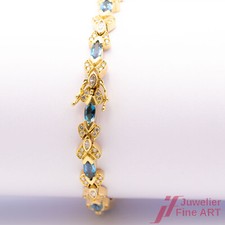 Bracciale oro giallo 750/18