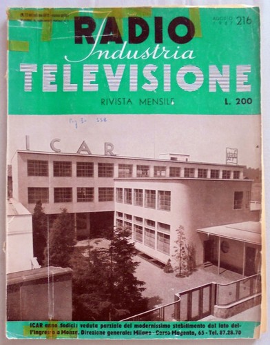 Radio industria televisione - industria,