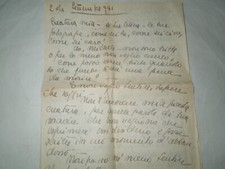 LETTERA D'AMORE DEL 2/9/1931