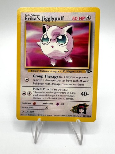 Carta pokemon erika - carta,