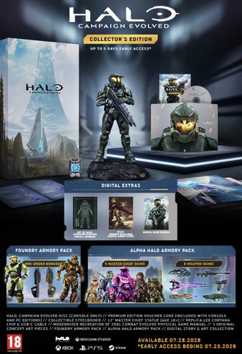 Halo campaign evolved - campaign, edizione