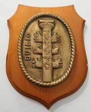 CREST IN LEGNO NAVE CAIO