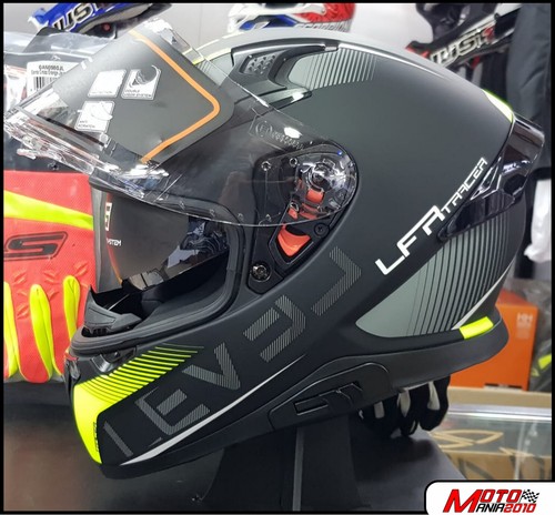 Casco integrale moto level - casco,