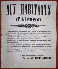 Antica Manifesto Guerre Franco
