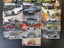 HOT WHEELS ALFA ROMEO SKYLINE SUPRA FAST AND FURIOUS LOTTO 10 PEZZI