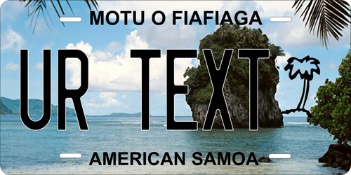 American samoa scenic targhe - american,
