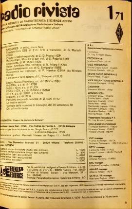 Radio rivista 1971 1972 di - radio, rivista.