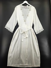 Oscar De La Renta donna vintage panna pile raso con cintura taglia XL