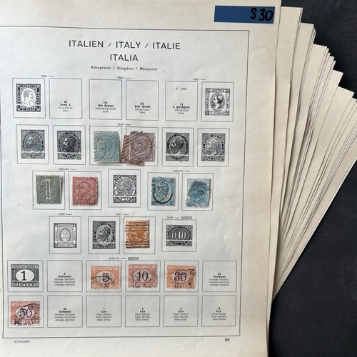 Italia creta fiume francobolli - italia,