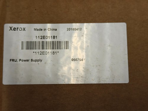 Xerox 112e01181 power suplly - xerox,