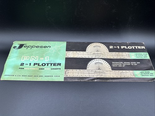 Vintage jeppesen 1 - in, pilota