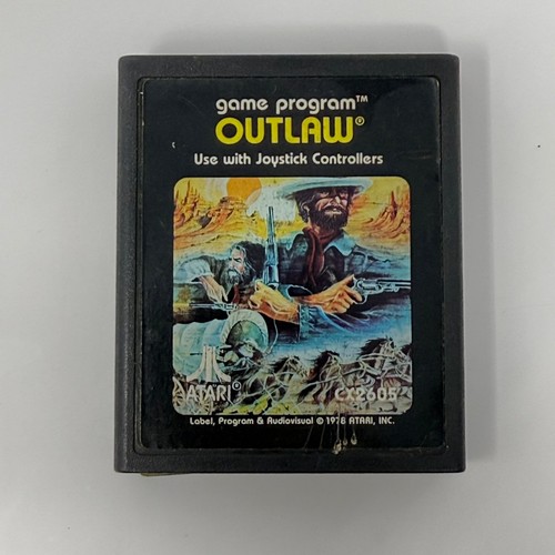 Outlaw atari 2600 video game - atari,