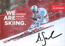 Biglietto autografo Andreas