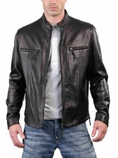 Giacca da uomo in vera pelle