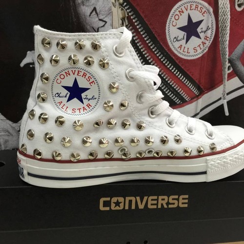 Converse bianche alte - ,