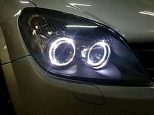 FARI  LENTICOLARI ANTERIORI ANGEL EYES A LED OPEL ASTRA H DAL 03/04 -- 11/09