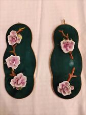 Coppia quadretti porcellana Capodimonte vintage anni '50 - '60 italian pottery 