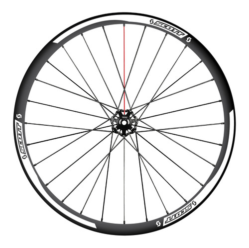 Set decalcomanie ruote scott - set,