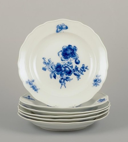 Meissen germania sei piatti - meissen,, germania.