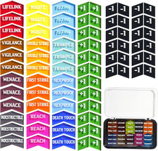 60 Pezzi Contaparole Chiave MTG con Scatola per Accessori Magic: The Gathering