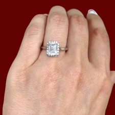 Anello Lusso Smeraldo CVD