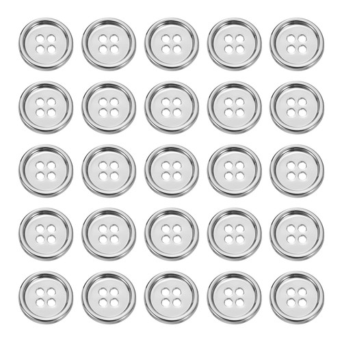 25pcs bottone metallo 15mm - in,