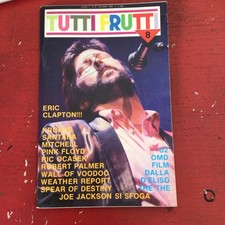 Eric Clapton,autograph,Tutti Frutti,n8,anno2,Giugno 1983,Rare,Best Condition,TF2