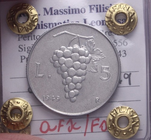 Italia repubblica 5 lire - italia,