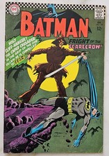 10)  BATMAN # 189 - DC COMICS 1967 -  ottimo+  1^ apparizione Spaventapasseri