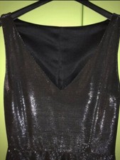 vestito mini argentato