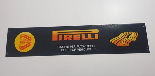 Insegna tabella latta pirelli - insegna,