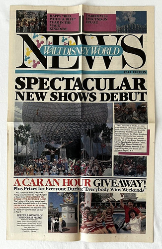 Giornale vintage 1987 walt - 1987,