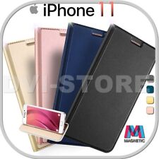 CUSTODIA per iPhone 11 Cover Wallet LUXURY Libro FLIP MAGNETICA Portafogli