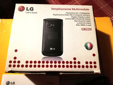 LG GB220 - Cellulare Vintage colore Titanio - Completo da riparare